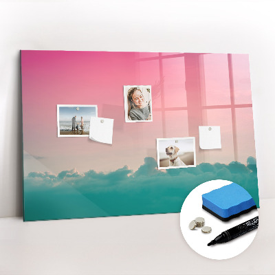 Magnetic board with marker Gradient sky