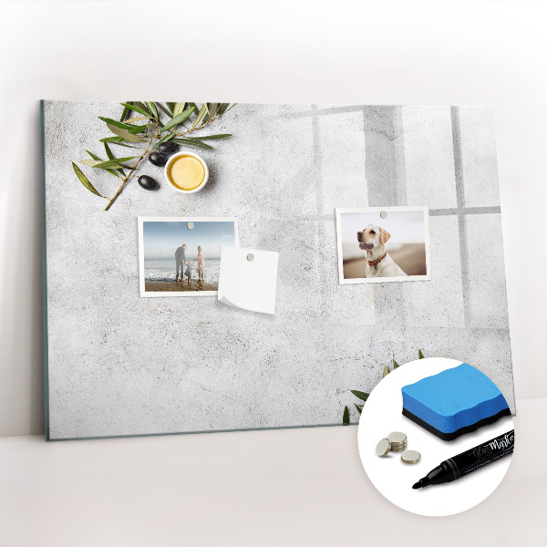 Magnetic board for drawing Minimalist olives