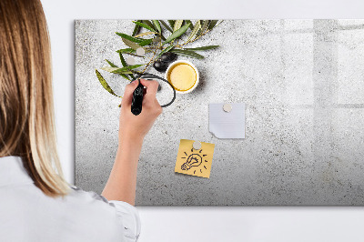 Magnetic board for drawing Minimalist olives