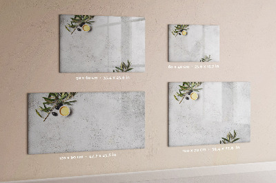 Magnetic board for drawing Minimalist olives