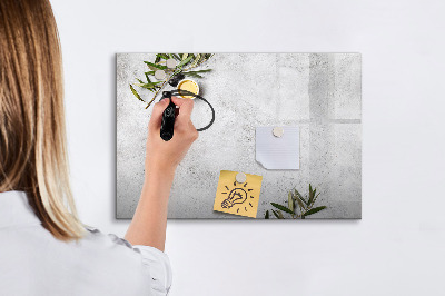 Magnetic board for drawing Minimalist olives