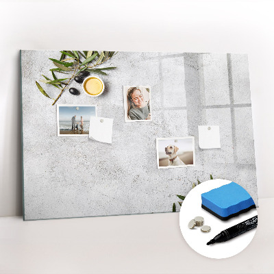 Magnetic board for drawing Minimalist olives