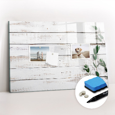 Magnetic board with marker Wooden boards