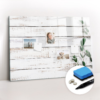 Magnetic board with marker Wooden boards