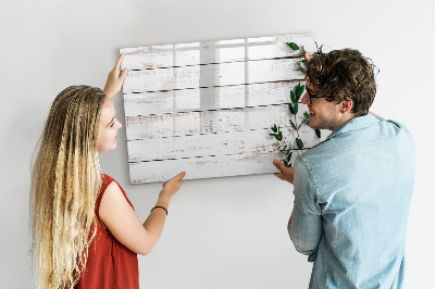 Magnetic board with marker Wooden boards