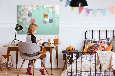 Magnetic erase board Blooming daisies