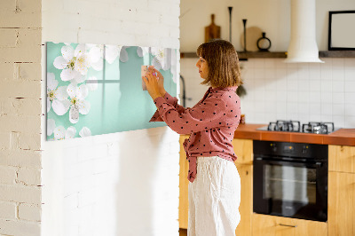 Magnetic erase board Blooming daisies
