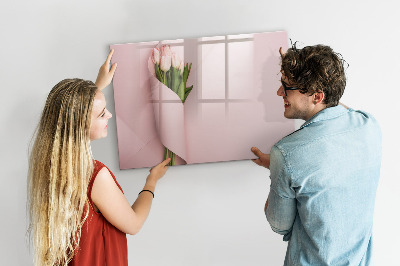 Magnetic erase board A bouquet of flowers