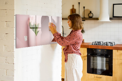 Magnetic erase board A bouquet of flowers