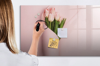 Magnetic erase board A bouquet of flowers
