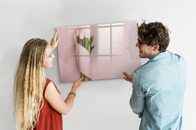 Magnetic erase board A bouquet of flowers