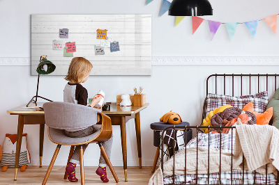 Magnetic erase board Wooden panels pattern