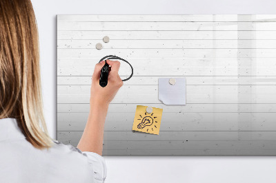 Magnetic erase board Wooden panels pattern
