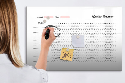 Magnetic drawing board Habit Tracking