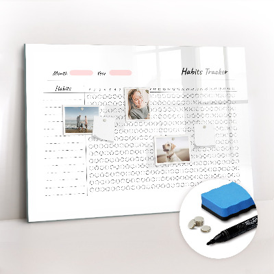 Magnetic drawing board Habit Tracking