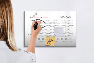 Magnetic drawing board Habit Tracking