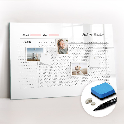 Magnetic drawing board Habit Tracking