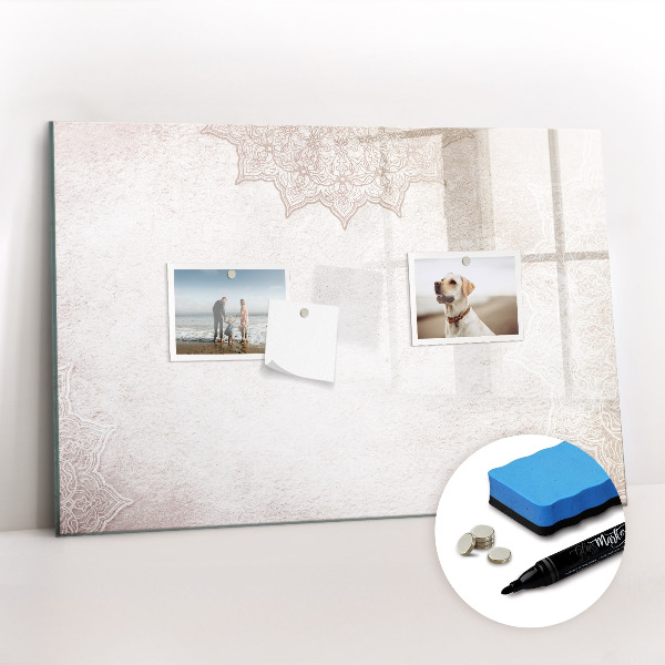 Magnetic writing board Decorative pattern