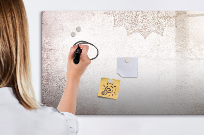Magnetic erase board Decorative pattern