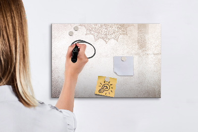 Magnetic writing board Decorative pattern