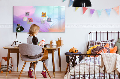 Magnetic drawing board Colorful feathers