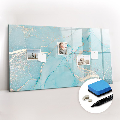 Magnetic writing board Decorative marble