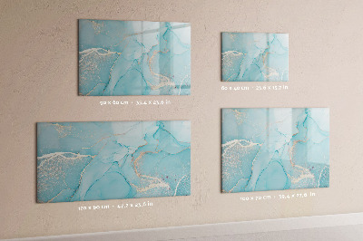 Magnetic writing board Decorative marble
