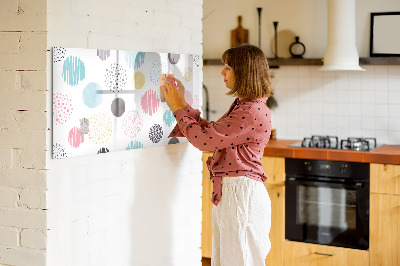 Magnetic writing board Geometric pattern