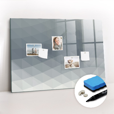 Magnetic writing board Wave abstraction