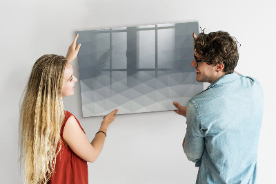 Magnetic writing board Wave abstraction