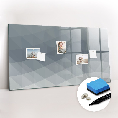 Magnetic writing board Wave abstraction