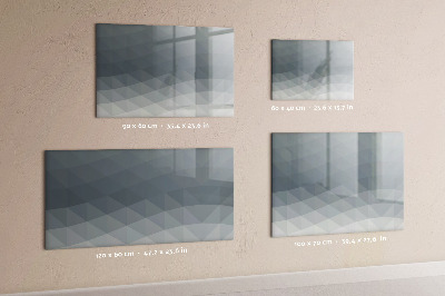 Magnetic writing board Wave abstraction