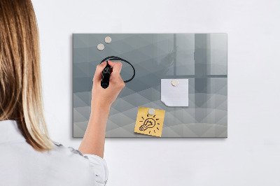 Magnetic writing board Wave abstraction