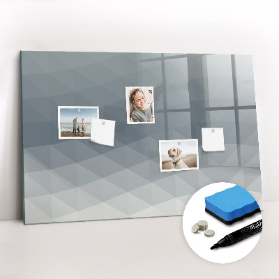 Magnetic writing board Wave abstraction