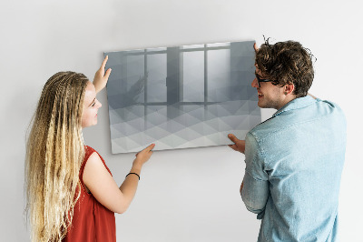 Magnetic writing board Wave abstraction