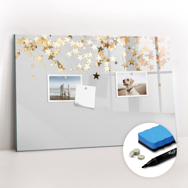 Magnetic erase board Stars