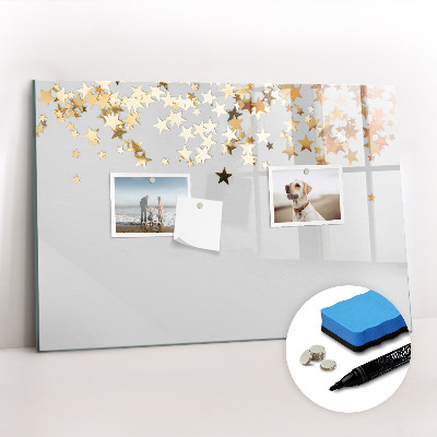 Magnetic writing board Stars