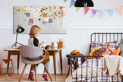 Magnetic writing board Stars