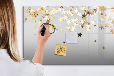Magnetic writing board Stars