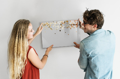 Magnetic writing board Stars