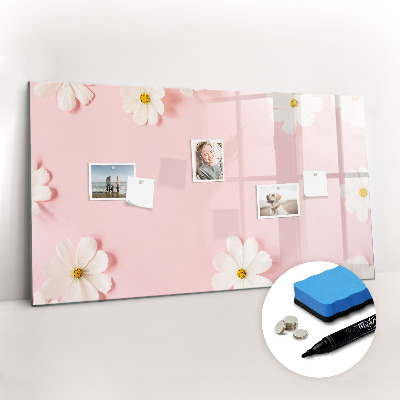 Magnetic writing board Daisy flowers