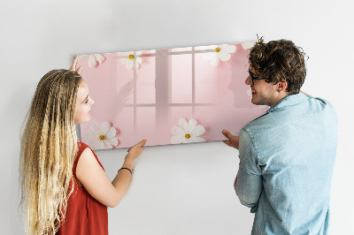 Magnetic drawing board Daisy flowers