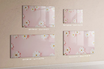 Magnetic writing board Daisy flowers