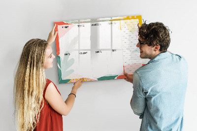 Magnetic writing board Simple Weekly Planner