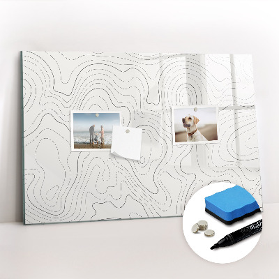 Magnetic erase board Abstraction spots