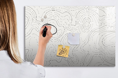 Magnetic erase board Abstraction spots