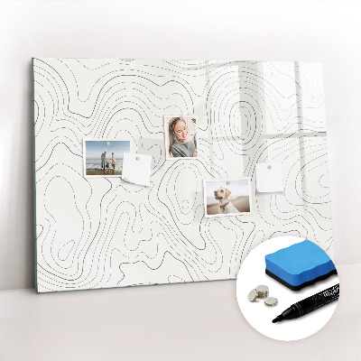 Magnetic erase board Abstraction spots