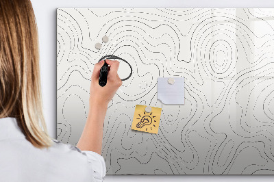 Magnetic erase board Abstraction spots