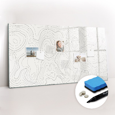 Magnetic erase board Abstraction spots