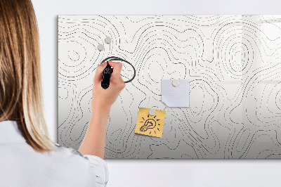 Magnetic erase board Abstraction spots